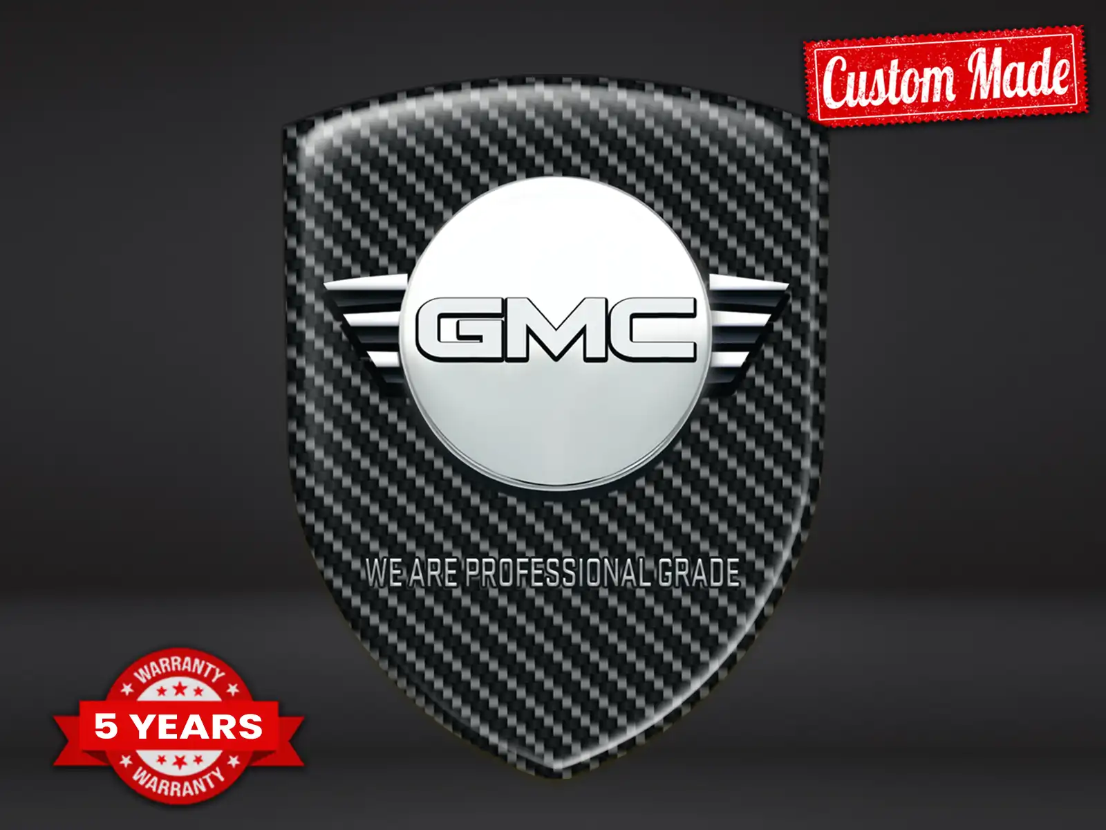 GMC Logosticker Pro Max Stilvoll Robust Design